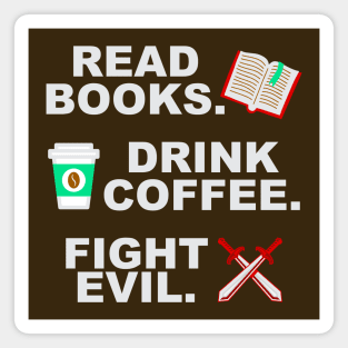 Read Drink Fight Magnet